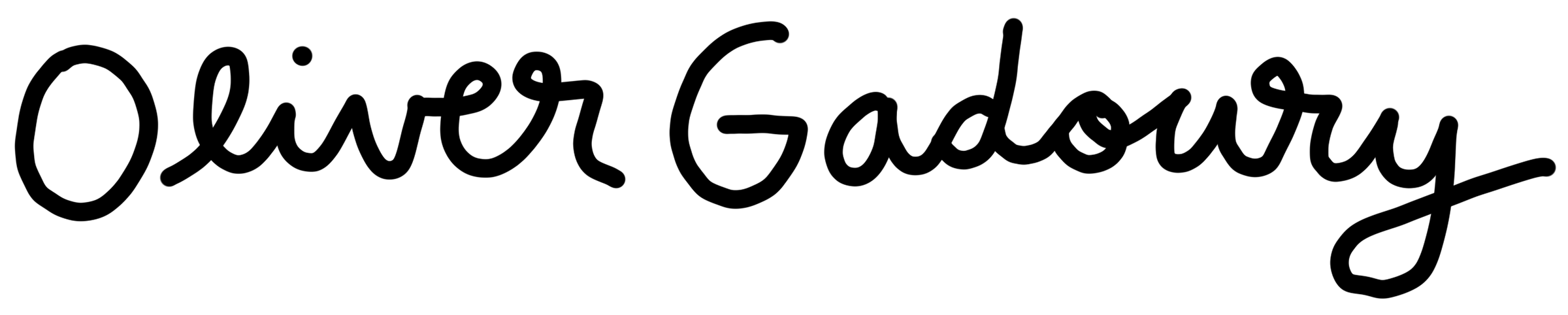 Oliver Gadoury signature